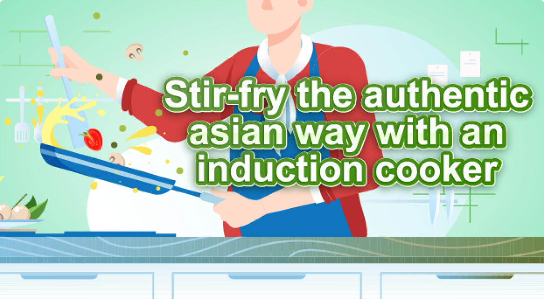 Stir-fry the authentic Asian way with an Induction Cooker