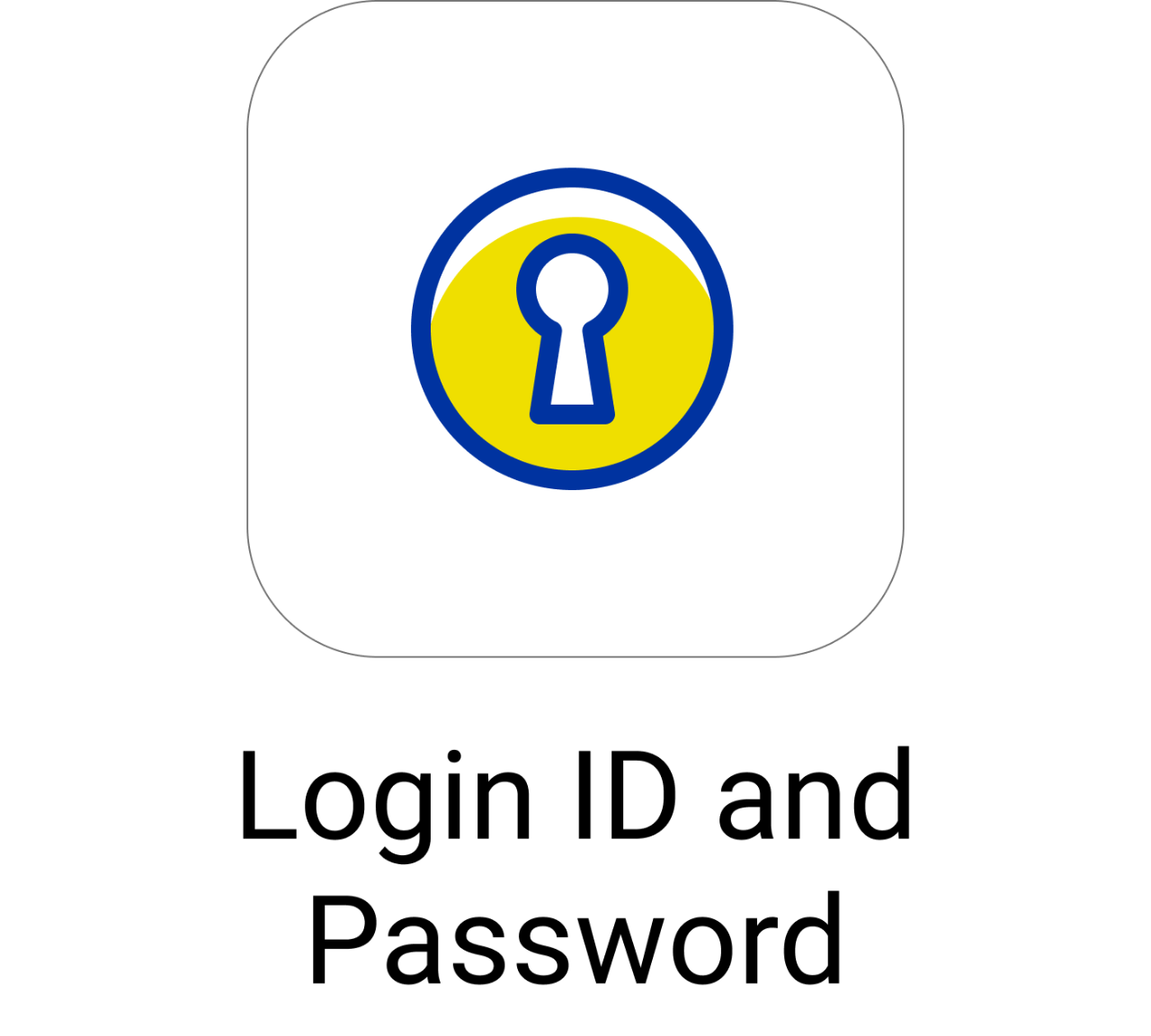 password login