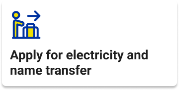 Apply for electricity and name transfer