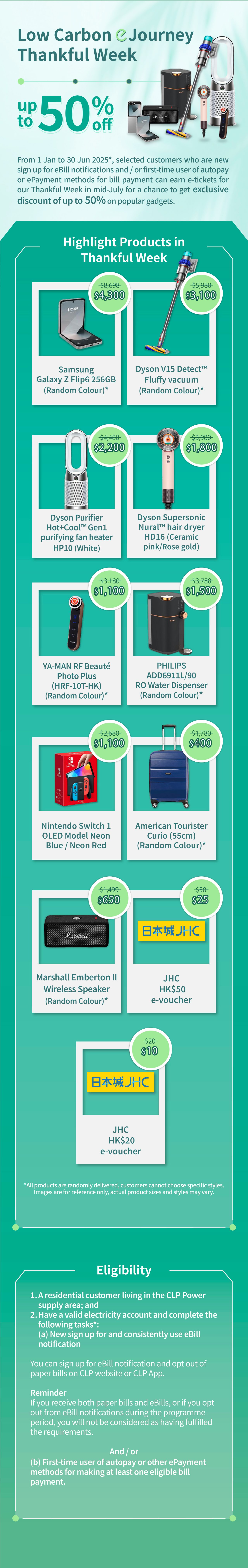 Highlight Products in Thankful Week