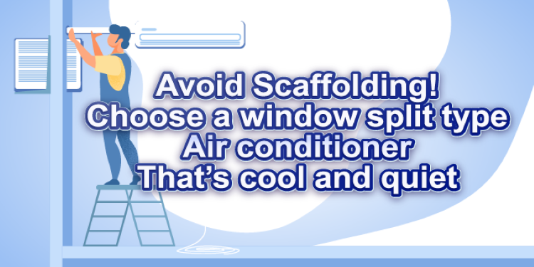 Window Split Type Air Conditioner en banner