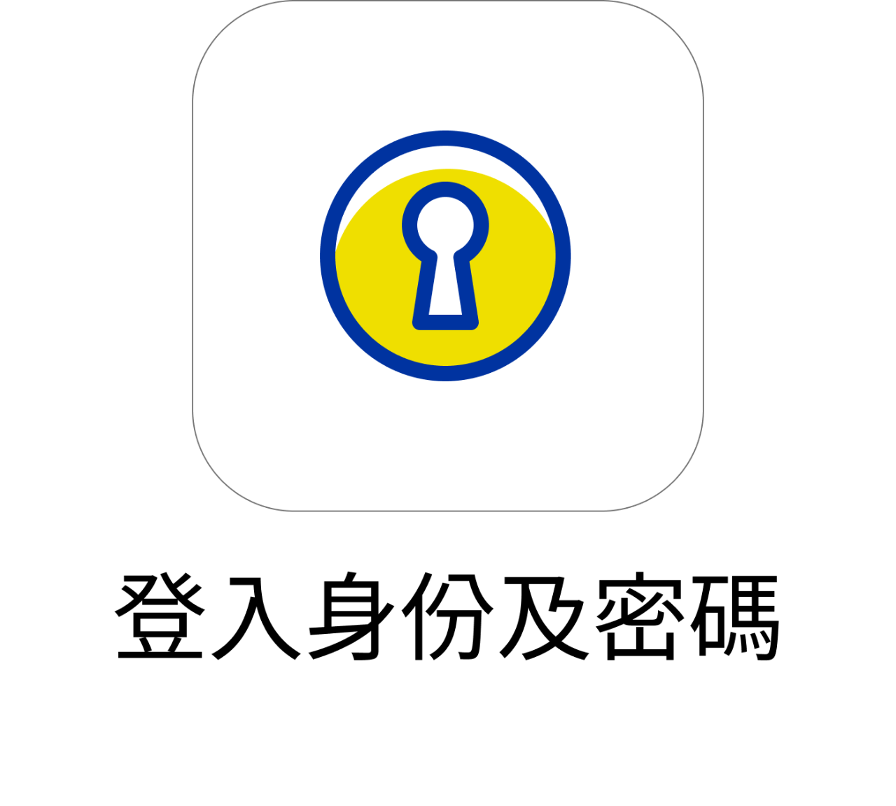 password login